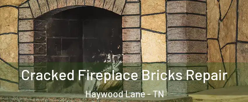 Cracked Fireplace Bricks Repair Haywood Lane - TN