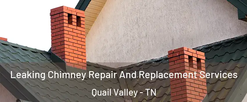 Leaking Chimney Repair And Replacement Services Quail Valley - TN