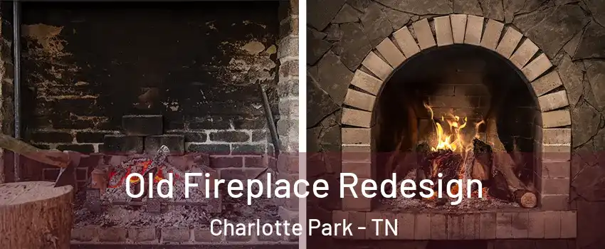 Old Fireplace Redesign Charlotte Park - TN