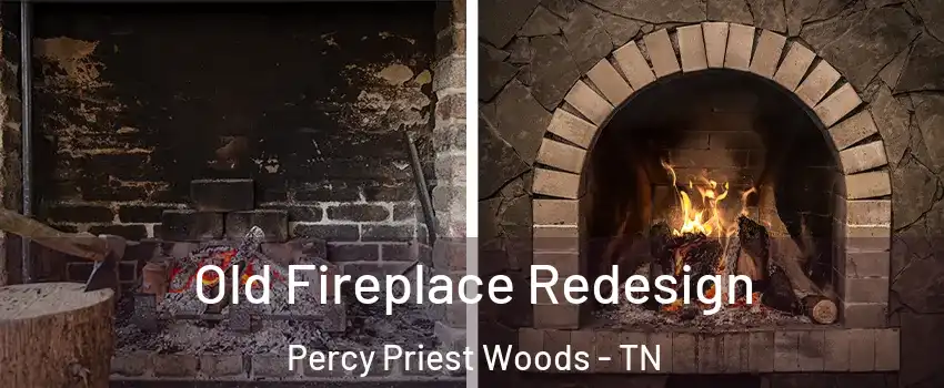 Old Fireplace Redesign Percy Priest Woods - TN