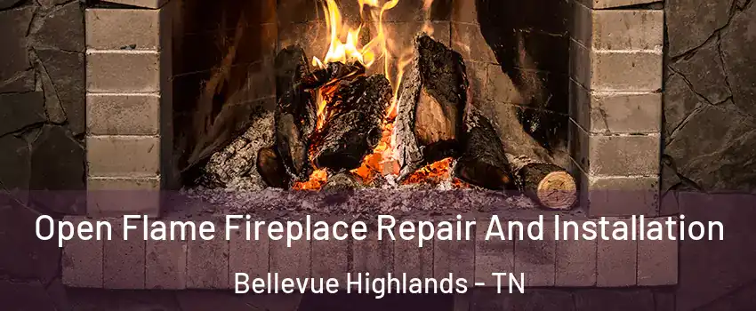 Open Flame Fireplace Repair And Installation Bellevue Highlands - TN