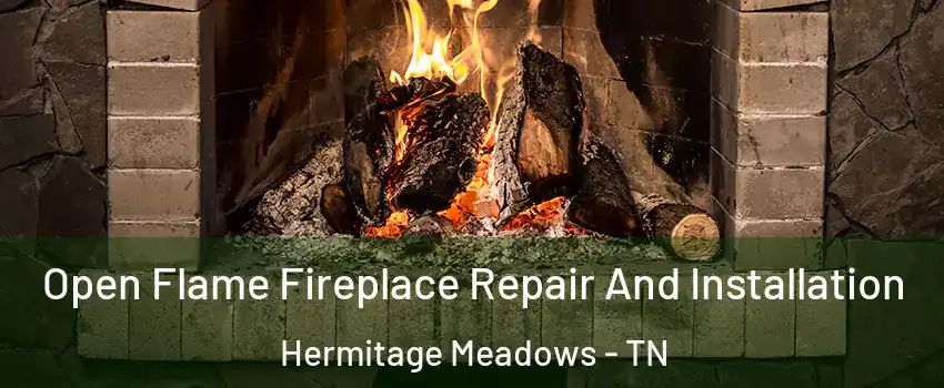 Open Flame Fireplace Repair And Installation Hermitage Meadows - TN
